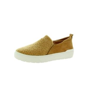  Delight Cozy Womens Faux Fur Lifestyle Slip-On Sneaker